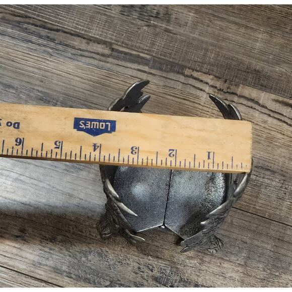 Carson Pewter 1995 Hummingbird jar candle holder beautiful condition - Picture 9 of 10